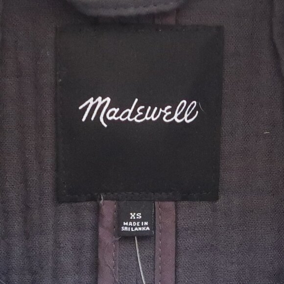 NEW Madewell Grey Lightspun Dorset Single Breasted Slouchy Blazer Size XS - Picture 8 of 13